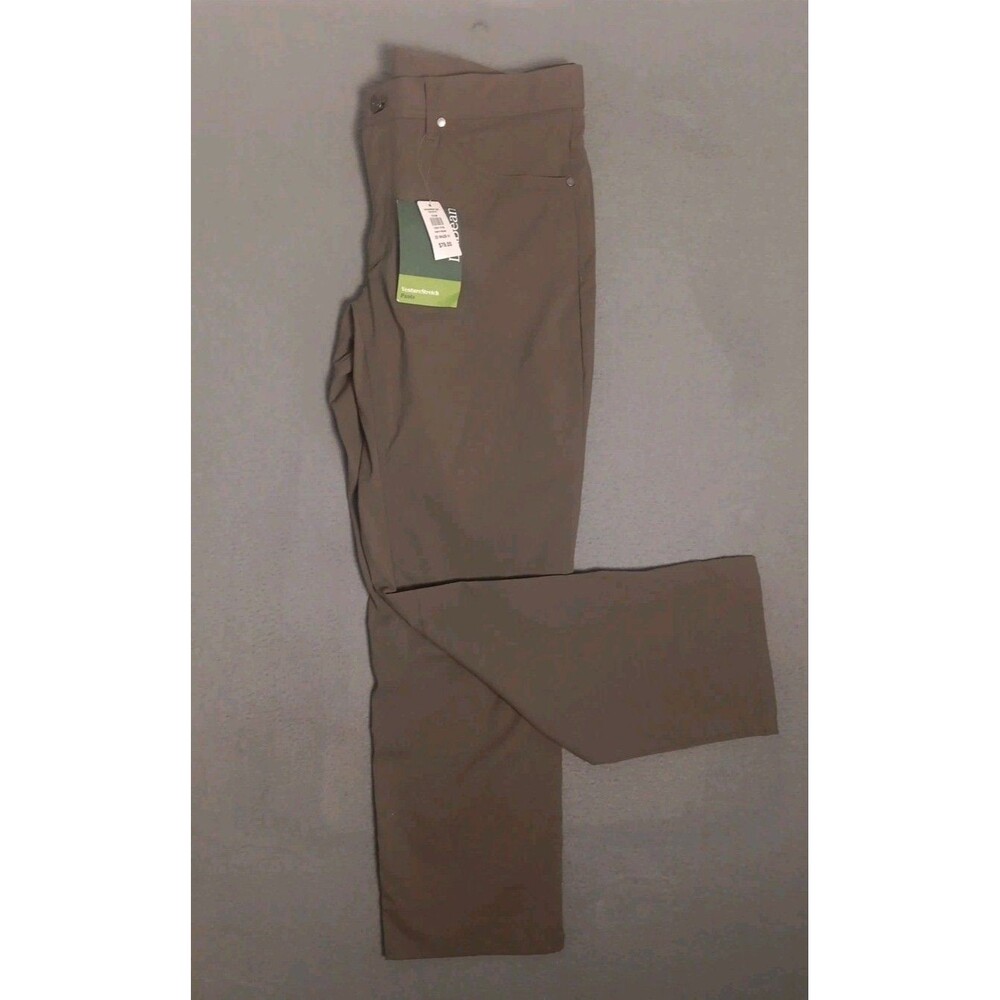 NWT LL Bean Venture Stretch Pants Mens 35x29 Dark Green Hiking MSRP $79 NEW